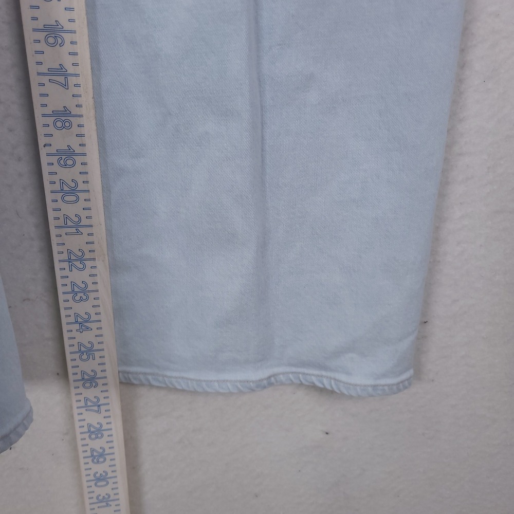 Veronica Beard Jeans Womens 27 Light Wash Grant Wide Leg High Rise Made USA - Picture 7 of 14